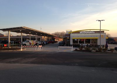 Solar Canopy, McDonalds, Garfield Heights OH, Dovetail Solar and Wind